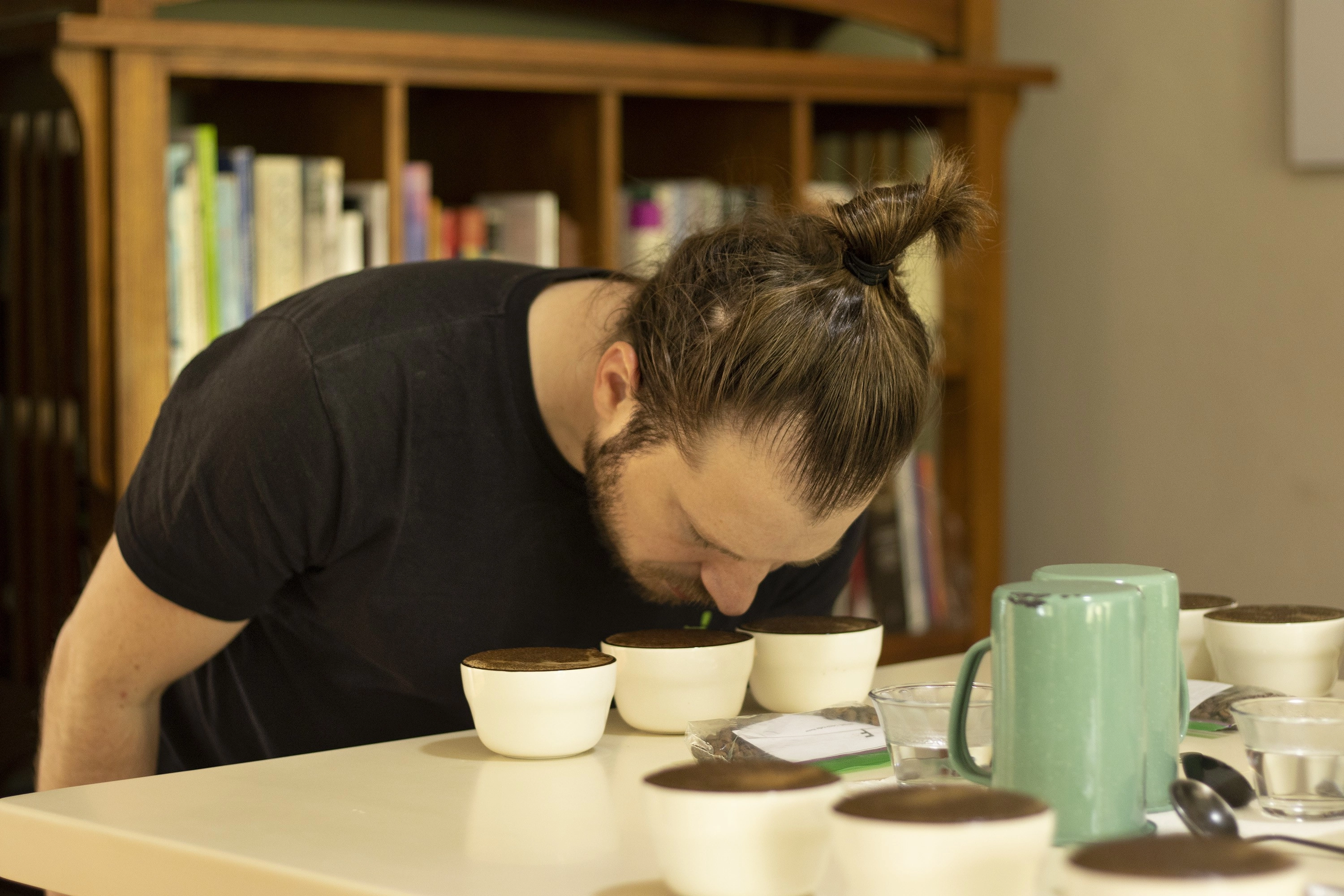 Un café tridimensional